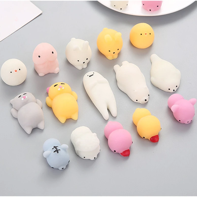 

1pc Kawaii Pinch Toy Squishy Mini Squeeze Cute Small Animals Stress Hand Fidget Toys for Kids Adults Randomly Sent Gifts