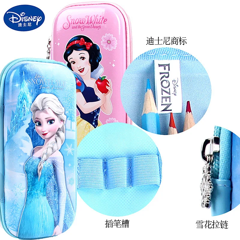 Чехол для карандашей Disney футляр ручек с Микки и Минни Маус Большой Вместительный