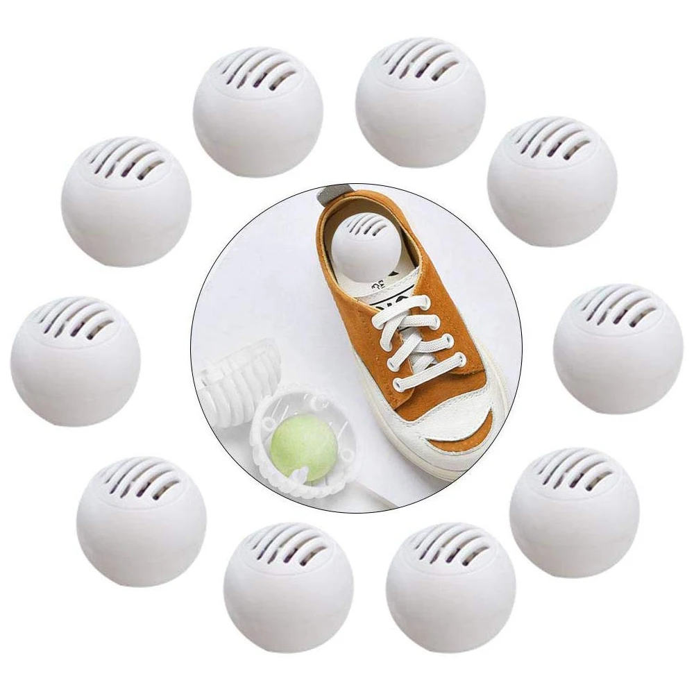 

10Pcs Deodorizer And Freshener Balls For Shoes Tea Fragrance Essential Foot Care Accessory Everyday Footwear Scent Fresh Ball