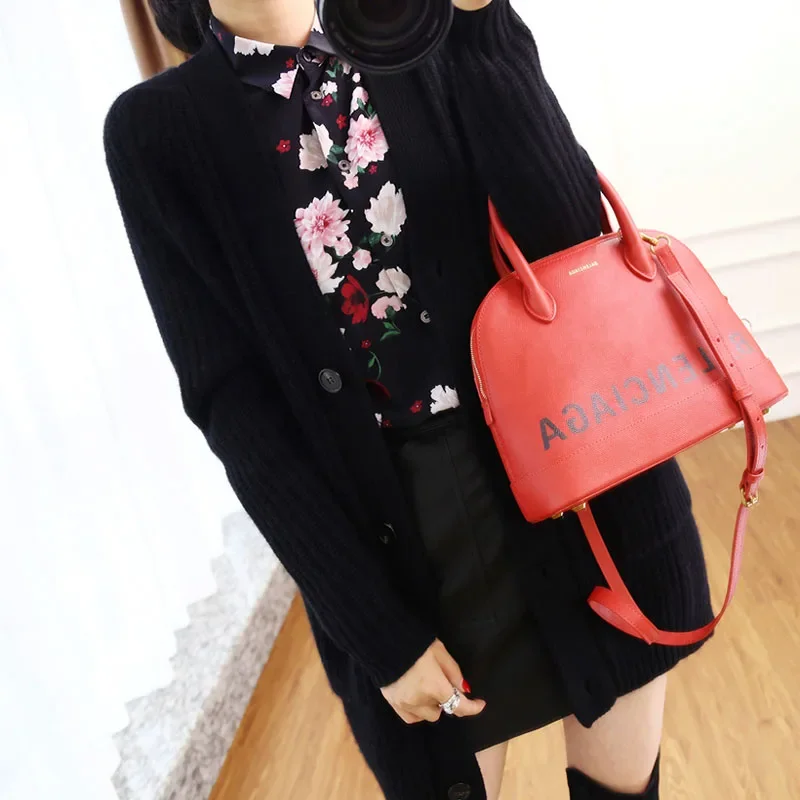 Женский кашемировый шерстяной свитер вязаный Повседневный длинный кардиган с