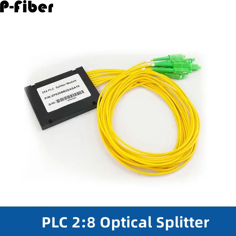2x8 оптоволоконный разветвитель FC/SC UPC/APC кассета для сращивания 2/8 с косичкой