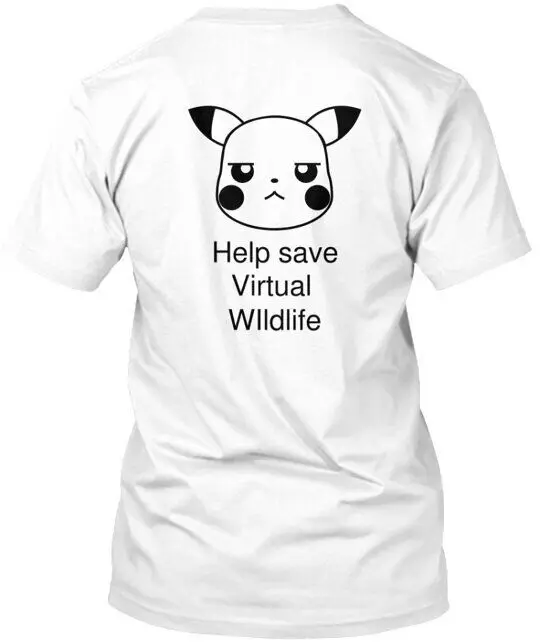 Футболка с длинным или коротким рукавом для экономии виртуальной дикой природы