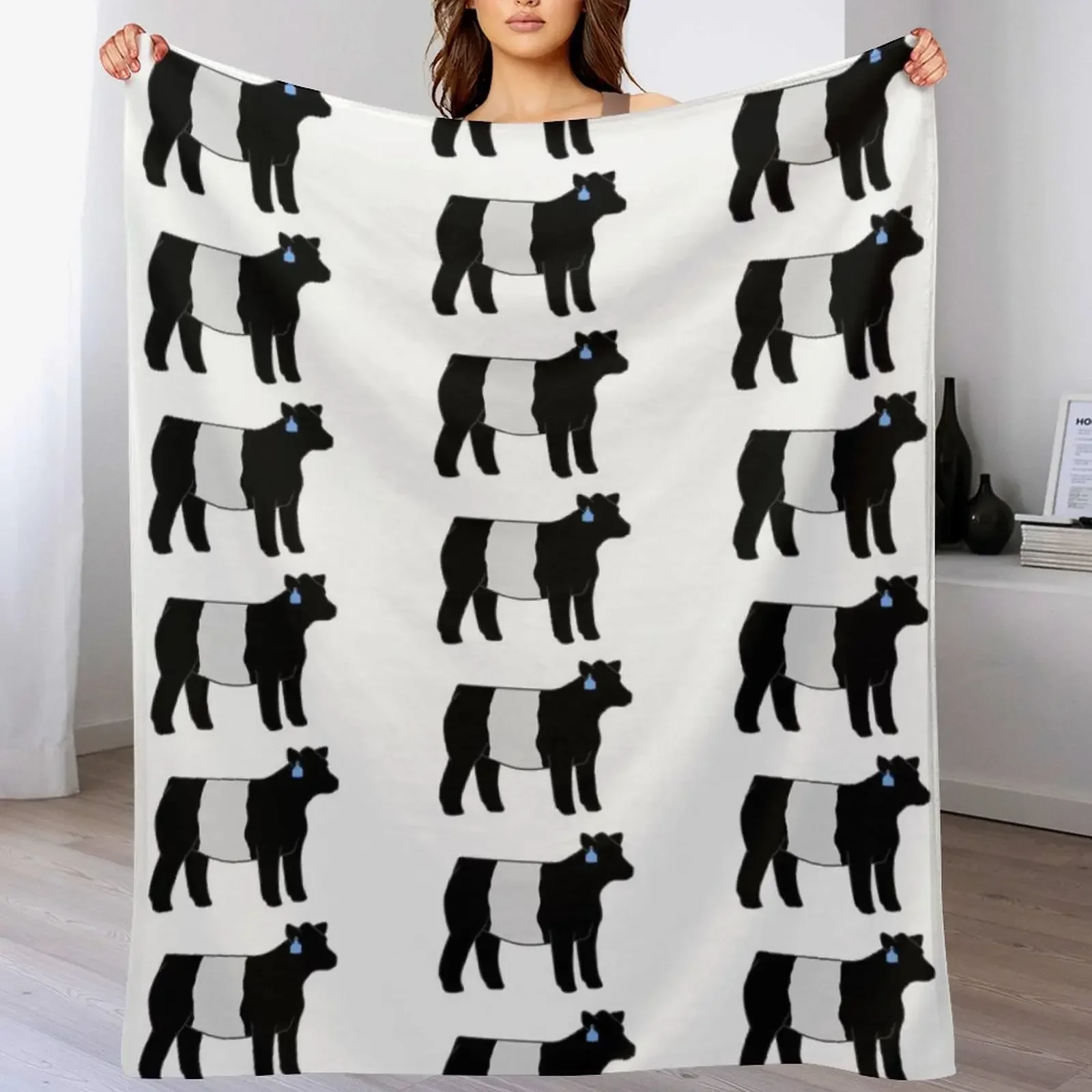 Фланелевое одеяло Galloway Heifer