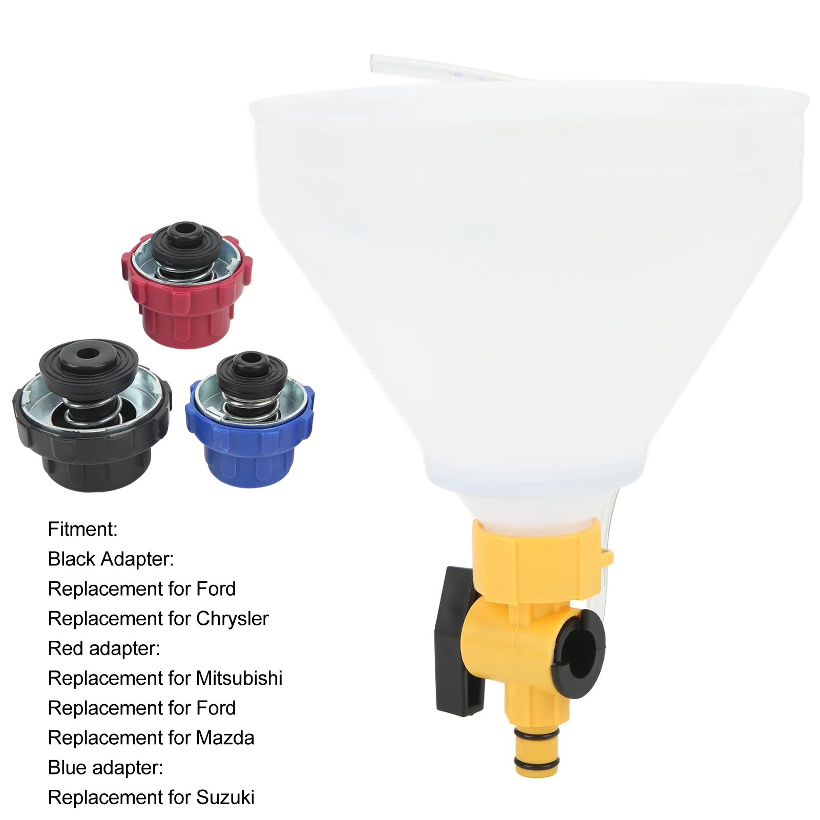 Система охлаждения радиатора с 3 сменными адаптерами для Ford