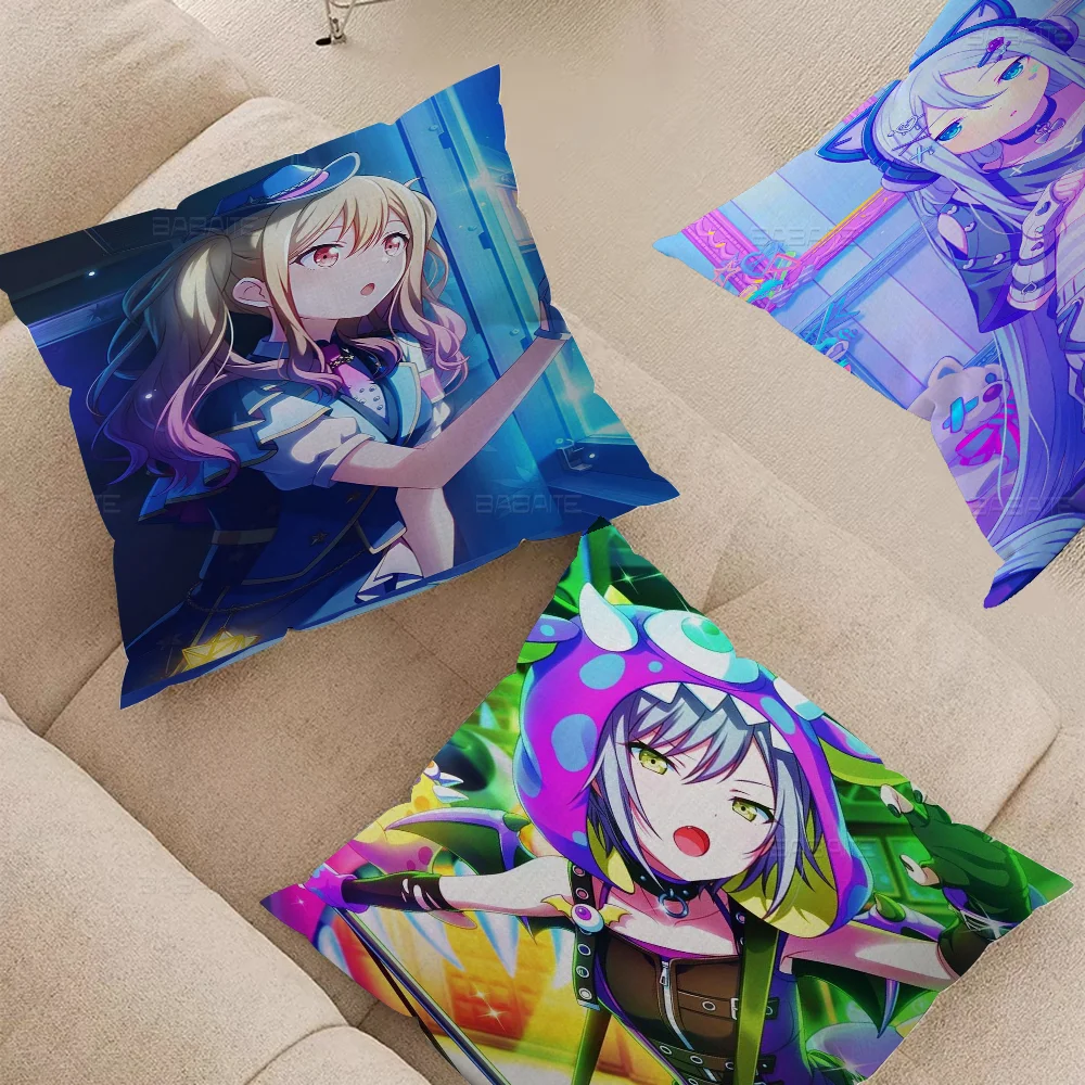 P-Project S-Sekai Подушка Аниме Диван-кровать Голова Наволочка Чехол 45x45 см Мода