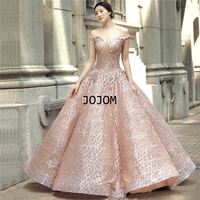 rose gold off shoulder vintage wedding dresses 2022 sequined sexy high end sparkle luxury bridal gowns