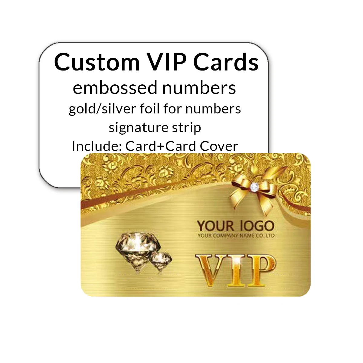 

Custom VIP Business Cards Personalized Plastic Loyalty Membership Gift PVC Magnetic Thank You Design