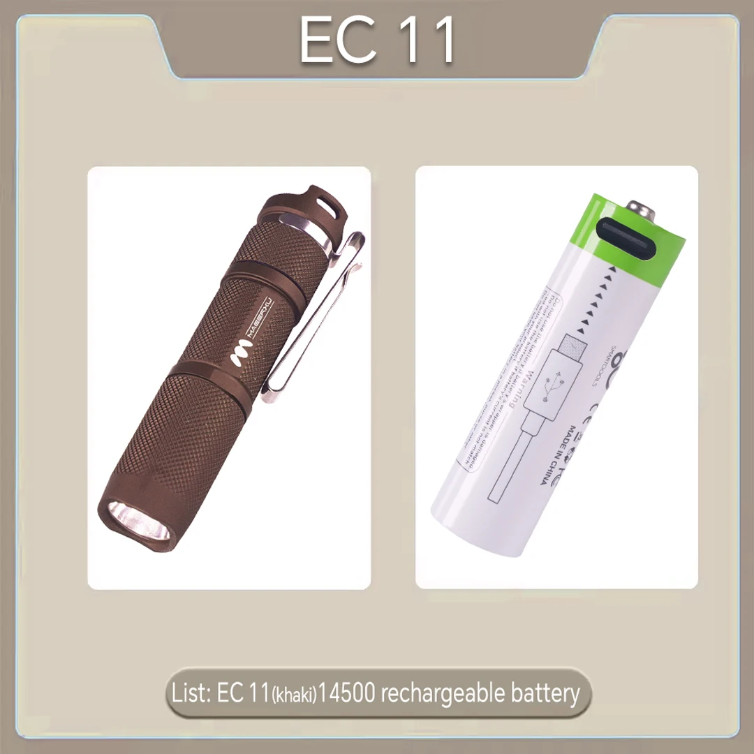 

Maeerxu EC11 алюминиевый перезаряжаемый фонарик 900 люмен