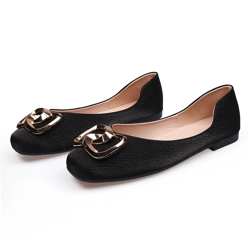 New Arrival Size 44 Slip On High Quality Ladies Shoes Pumps Women's Flats