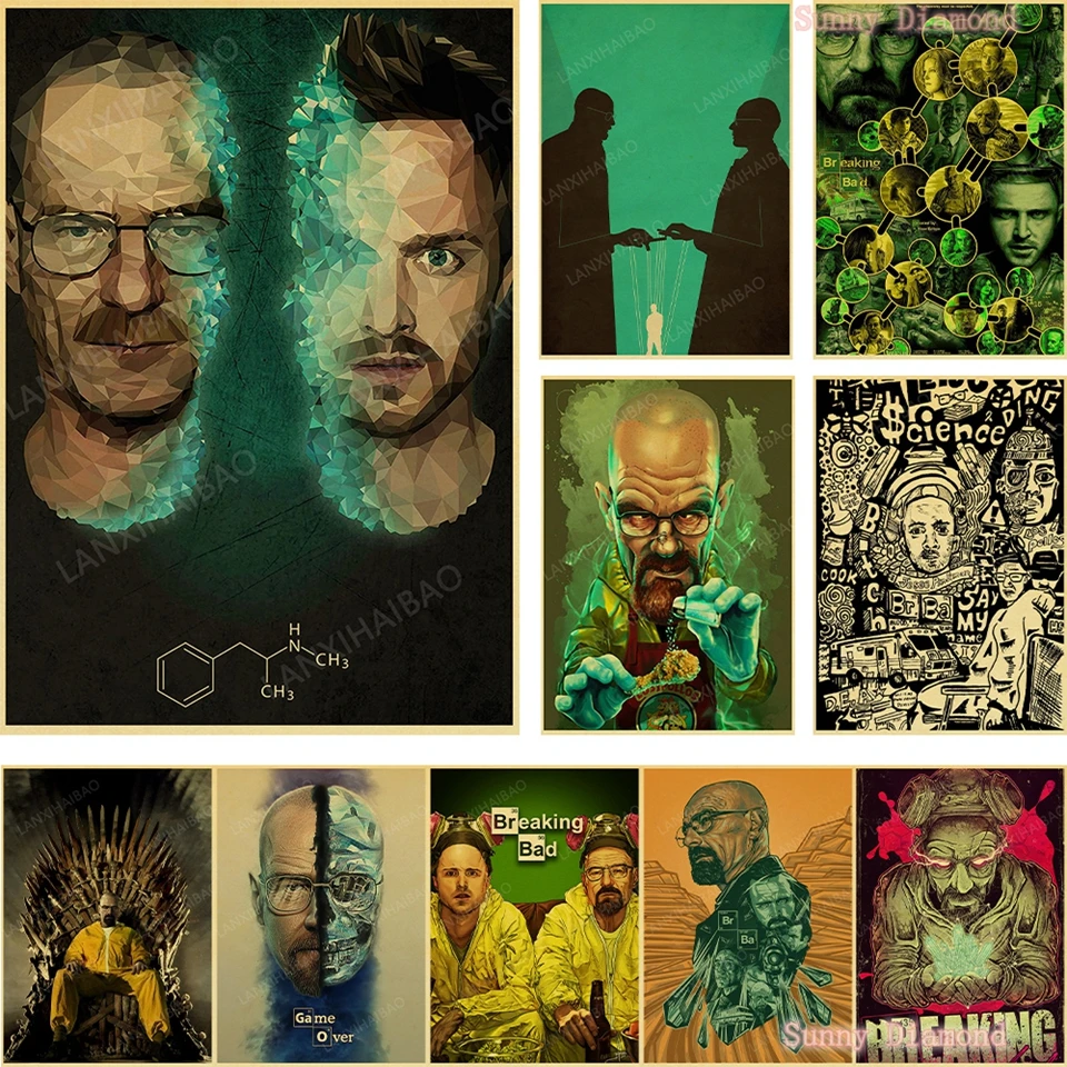 Movie Vintage Art Poster Breaking Bad Diamond Painting Cross Stitch Duvar Tablo Mosic Embroidery Full Drill Room Home Decor Gift
Movie Vintage Art Poster Breaking Bad Diamond Painting Cross Stitch Duvar Tablo Mosic Embroidery Full Drill Room Home Decor Gift