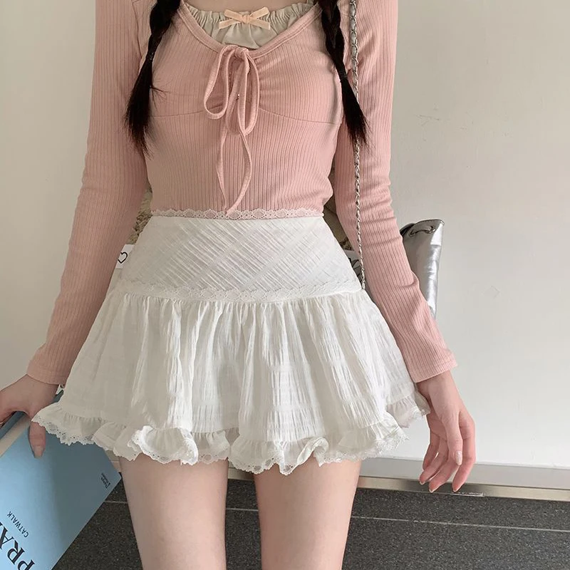 Женская облегающая мини-юбка в стиле преппи с высокой талией