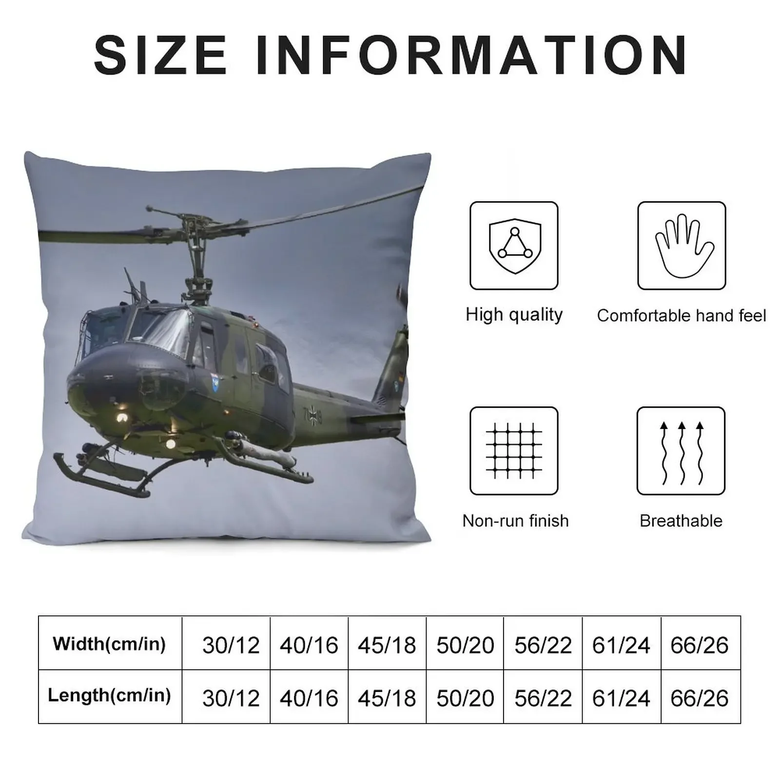 Немецкие ВВС/лугчаффе (Lufttransportgeschwader 63) Air Transport Wing 63 колокольчик UH-1D Iroquois Пледы