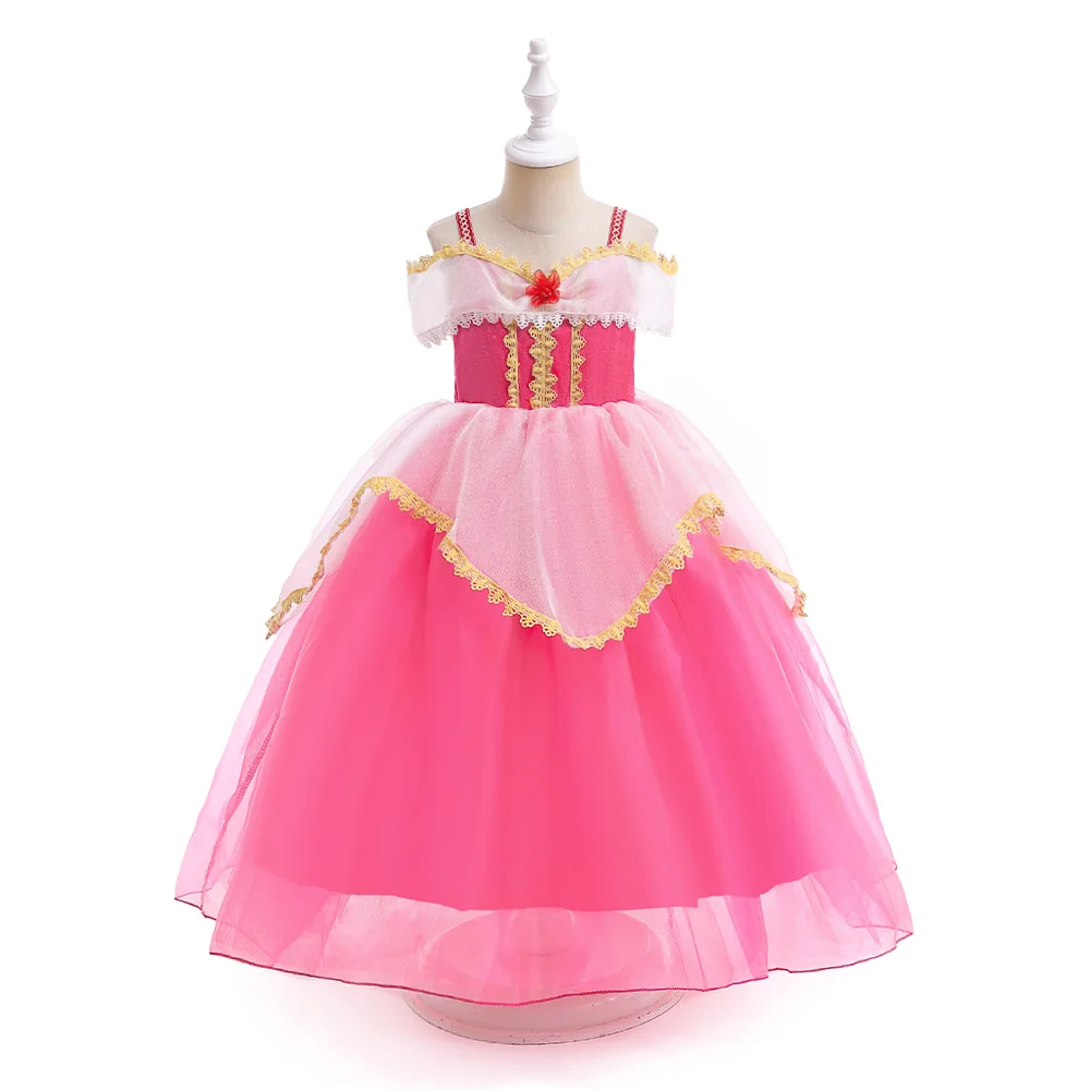 Розовый Костюм Аврора Спящая Красавица Для Девочек