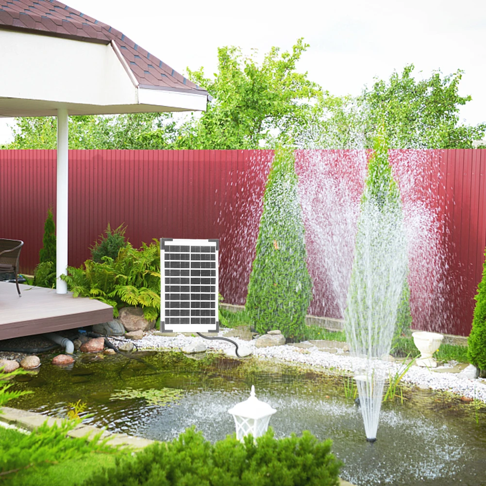2022 новый набор водяных фонтанов с питанием от солнечной панели распылитель воды