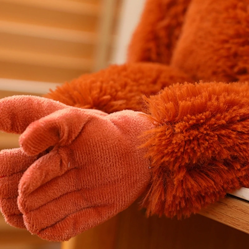 Плюшевые куклы-гориллы 66 см мягкая игрушка обезьяны с длинной рукой украшение