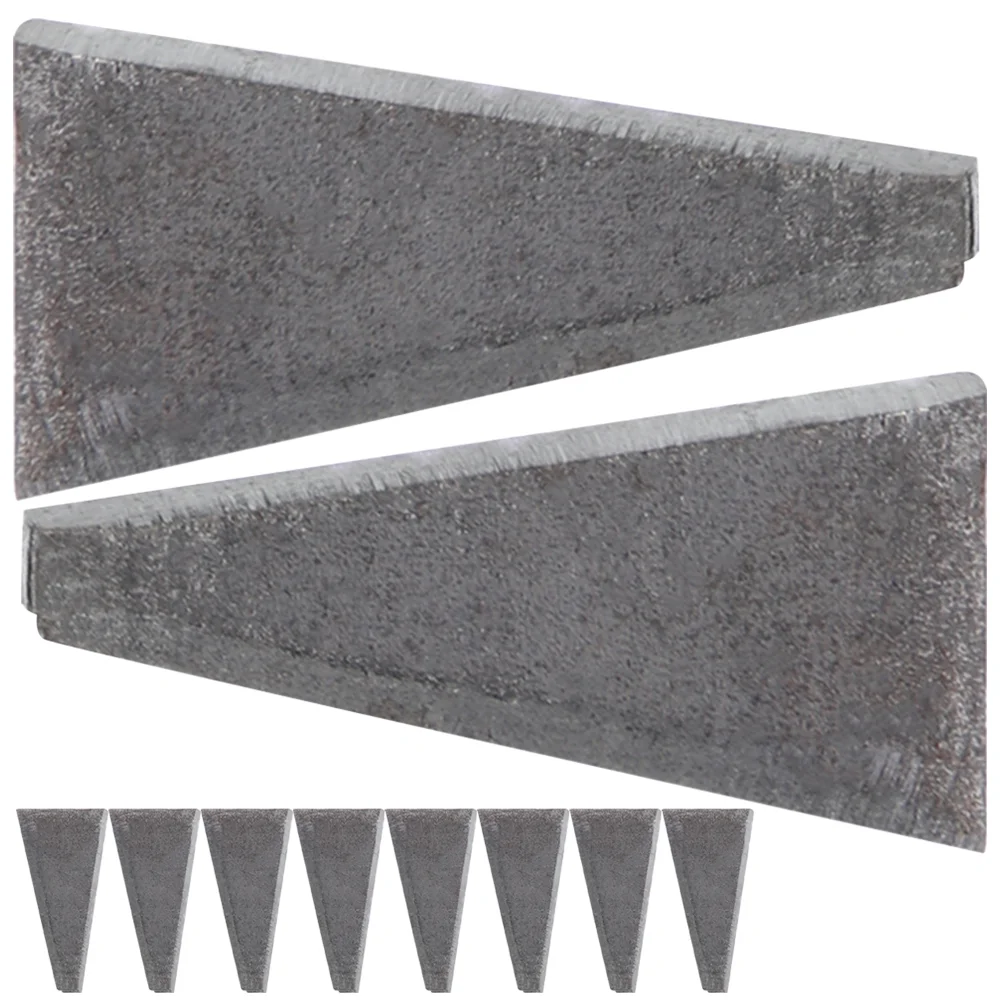 

10pcs Wedge Carbon Steel Fixing Wedge Repair Tool Hammer Accessory Size L