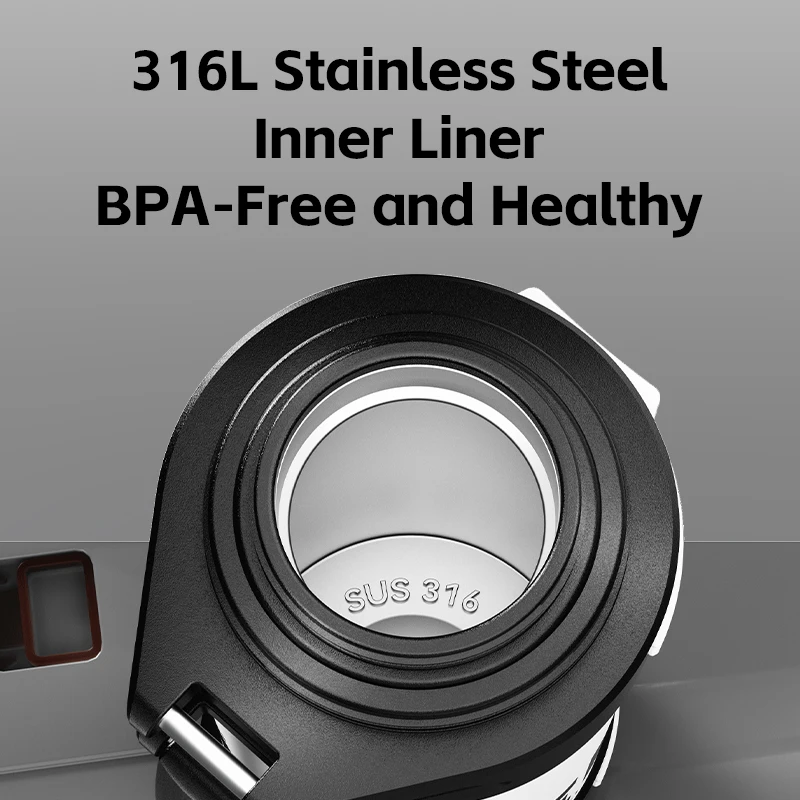 Уличный портативный кувшин для воды с ручкой термос большой емкости из