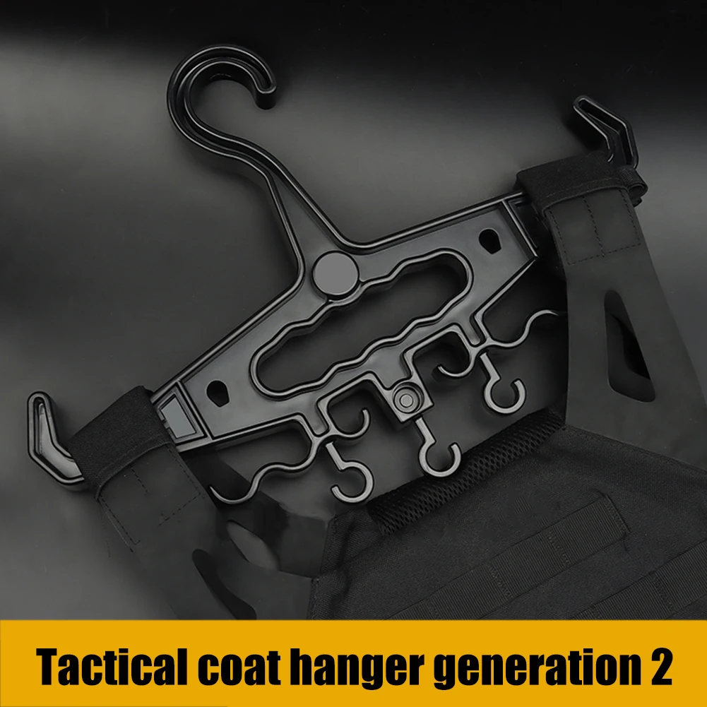 

Coat Vest Hanger Heavy Duty Storage Organizer Multipurpose High Impact Survival Outdoor Gear Airsoft Paintball Equipment