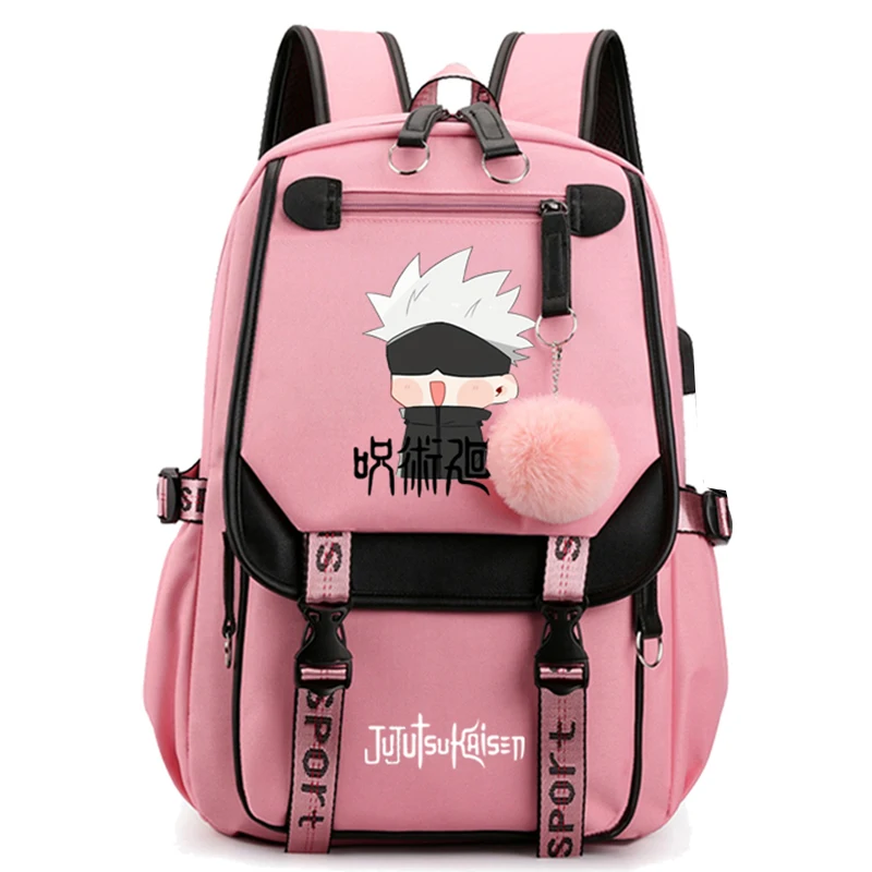 

Anime Jujutsu Kaisen Light weight Bags Backpack for Boys Girls Hildren Student Kawaii Backpack Back To School Schoolbag