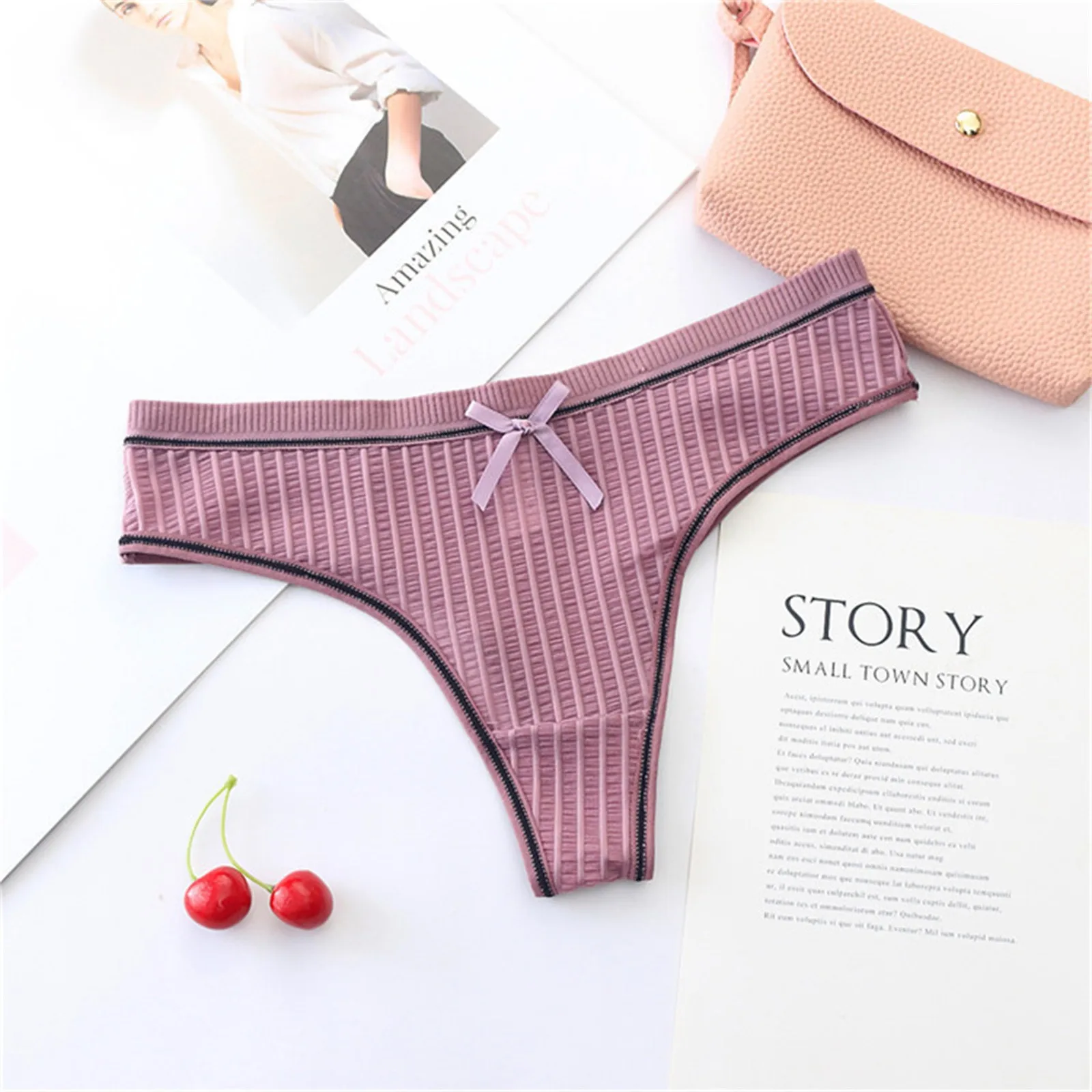 

Sexy Panties Ice Silk Seamless Women's Underwear Breathable Thongs Low-waist Erotic Lingerie Ladies Girls Sexy Underpants Thong