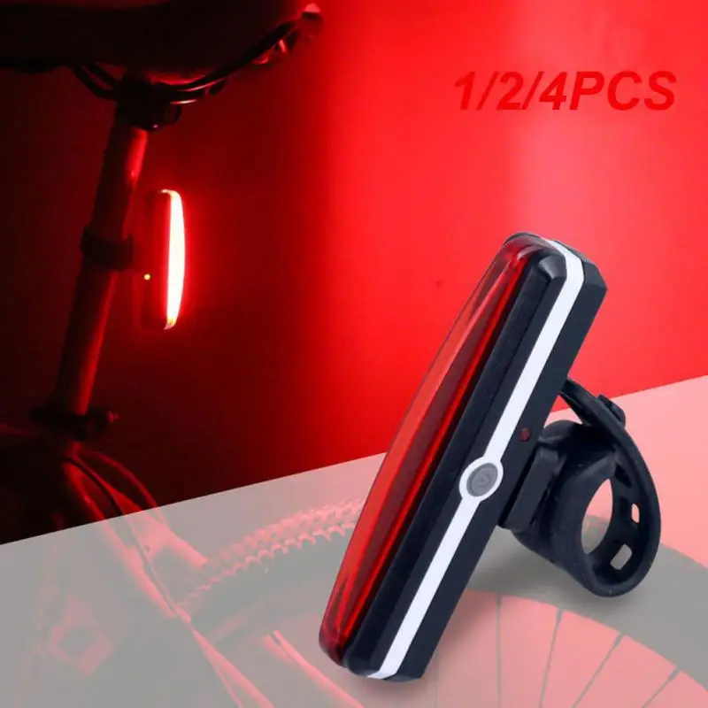 

1/2/4PCS Rear Light 300 Lumen USB Rechargeable Waterproof MTB Bike Taillight Ciclismo Luz Trasera Bicicleta