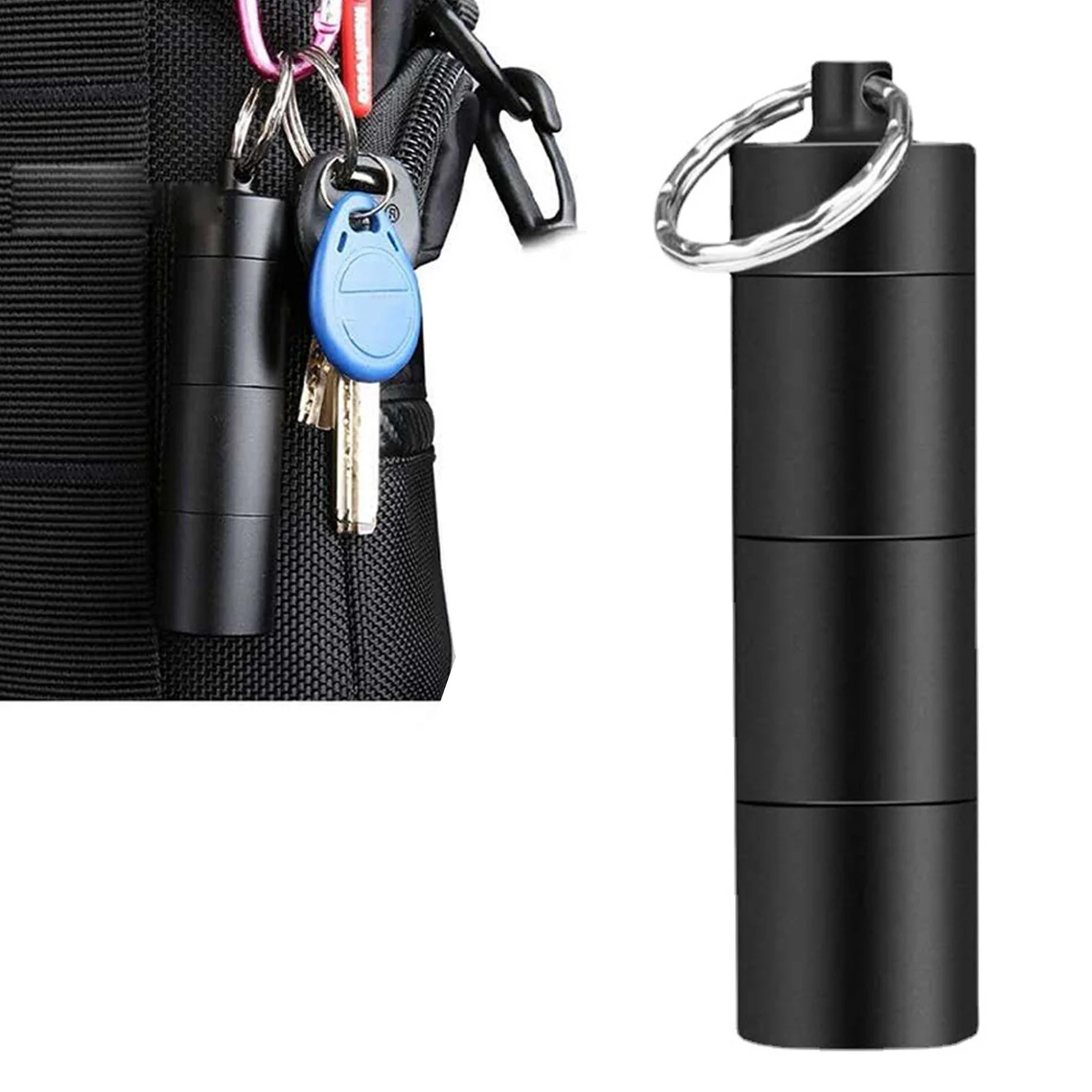 

Small Vial Portable Bottle Outdoor Camping Portable Multi-layer Waterproof Aluminum Alloy Emergency Large Capacity Hiking