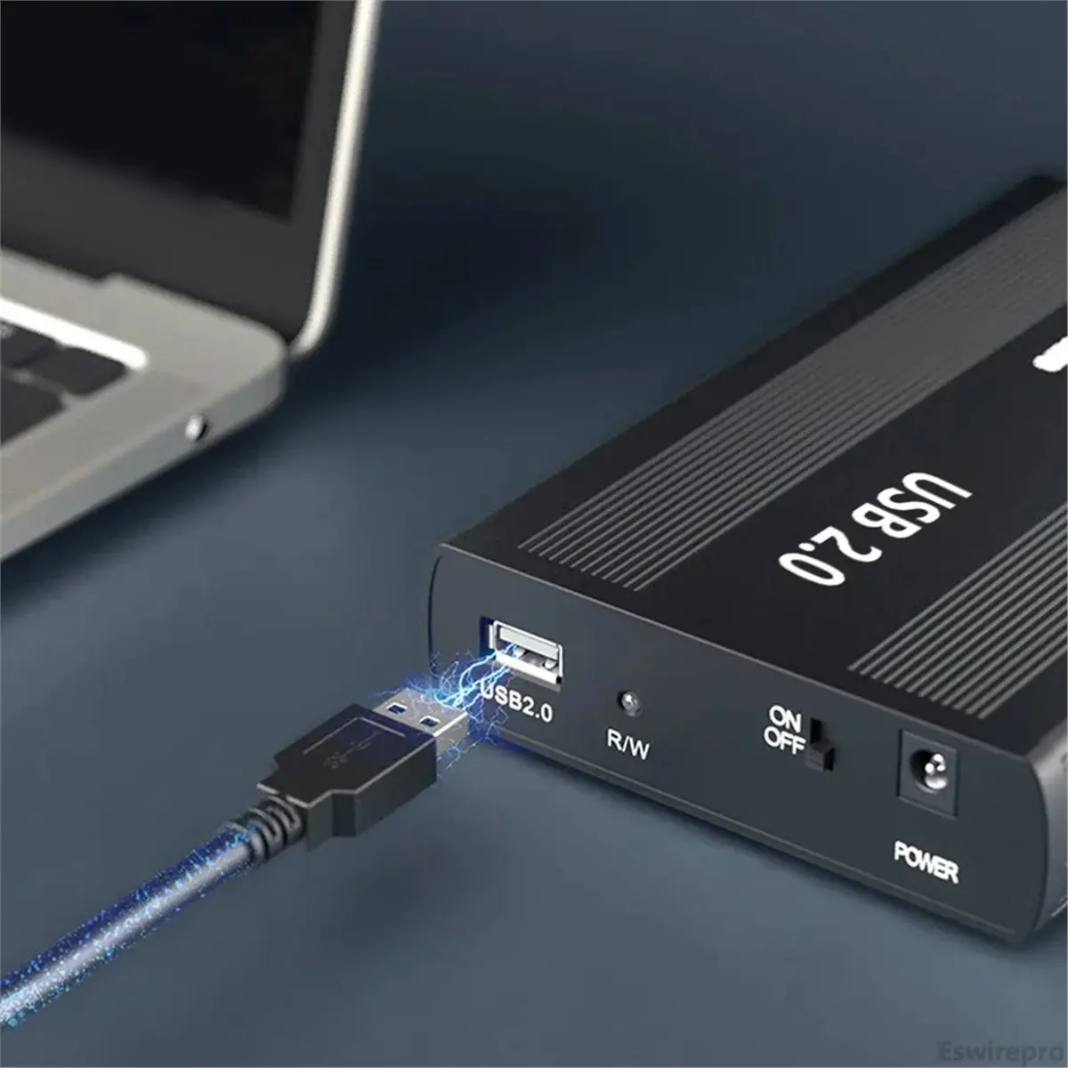 Фото Внешний корпус для жесткого диска IDE (DT93) для 3,5-дюймовых IDE HDD/SSD, USB-IDE, с блоком питания, вилка EU №5