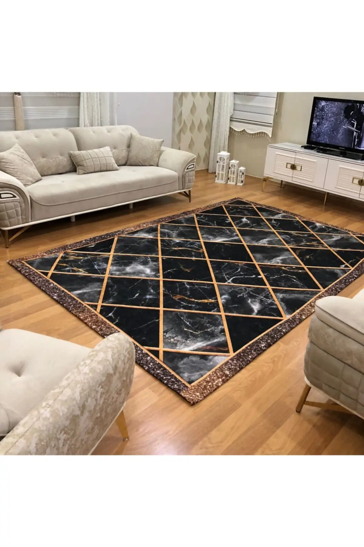 

Домашний Декоративный чехол для ковров, ковриков с мраморным узором, бархатный чехол для ковра с шинами