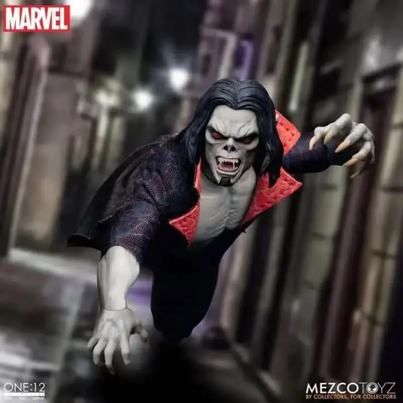 

New In Stock Marvel Mezco One:12 Morbius The Living Vampire Children's Gifts Collections Model Toys Action Figures