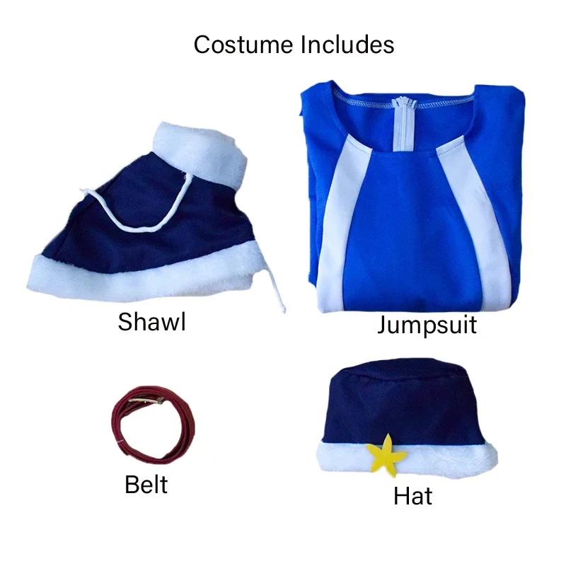 Аниме Fairy Tail Косплей Джувия Локсер Костюм Женский Синий Тренч Одежда Хэллоуин