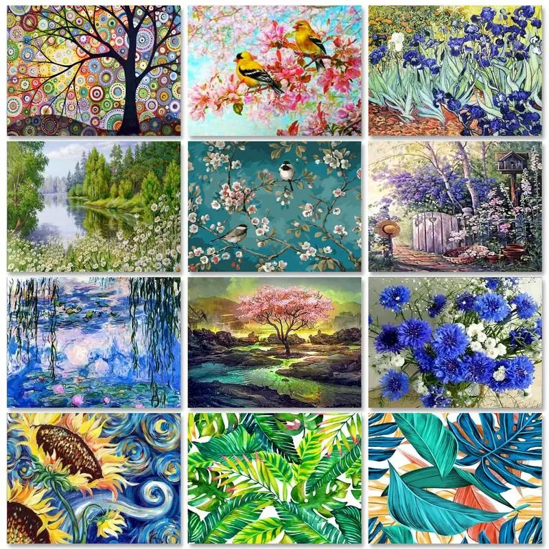 

PhotoCustom 5D DIY Diamond Painting Diamond Embroidery Scenery Full Square/Round Mosaic Rhinestone Pictures Home Decor Wall Art