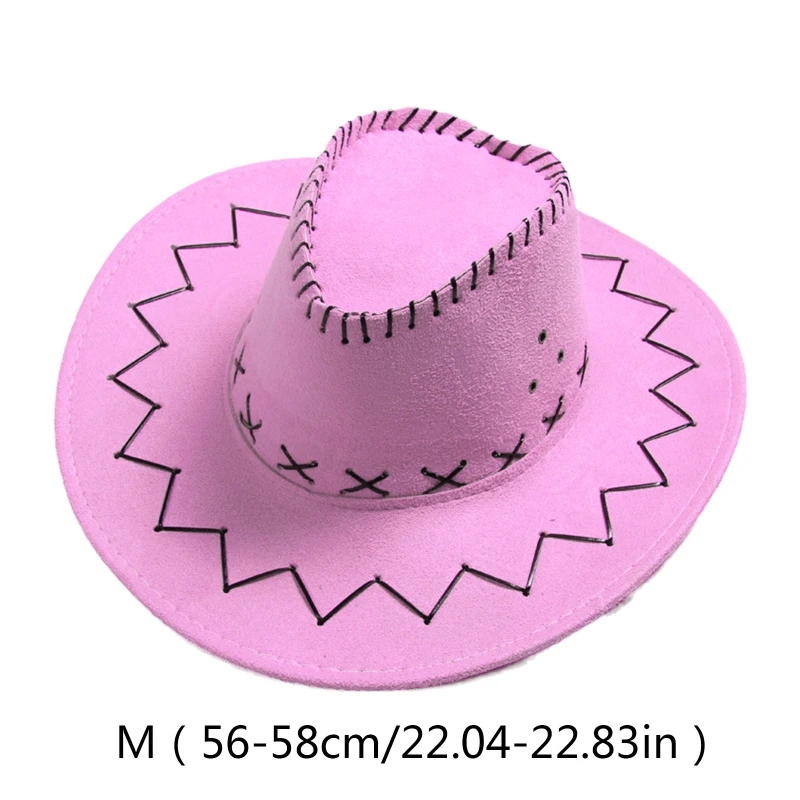 

Retro Jazz Hat Wide Brim Trendy Basin Hat Vintage Western Cowboy Hat All-match Surprise Gifts for Boyfriend Girlfriend