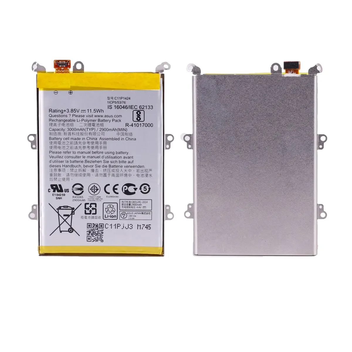 Совершенно новый аккумулятор C11P1424 3000 мАч для Asus ZenFone 2 ZE551ML ZE550ML Z00AD Z00ADB Z00A Z008D