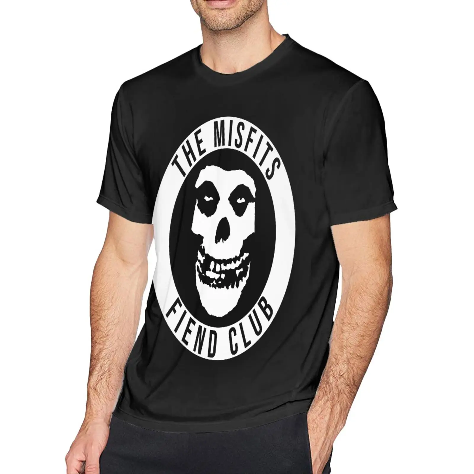 

Футболка The Misfits Fiend Club Badge Feind, мужские футболки, мужская футболка, Мужская футболка оверсайз, мужская рубашка, футболки