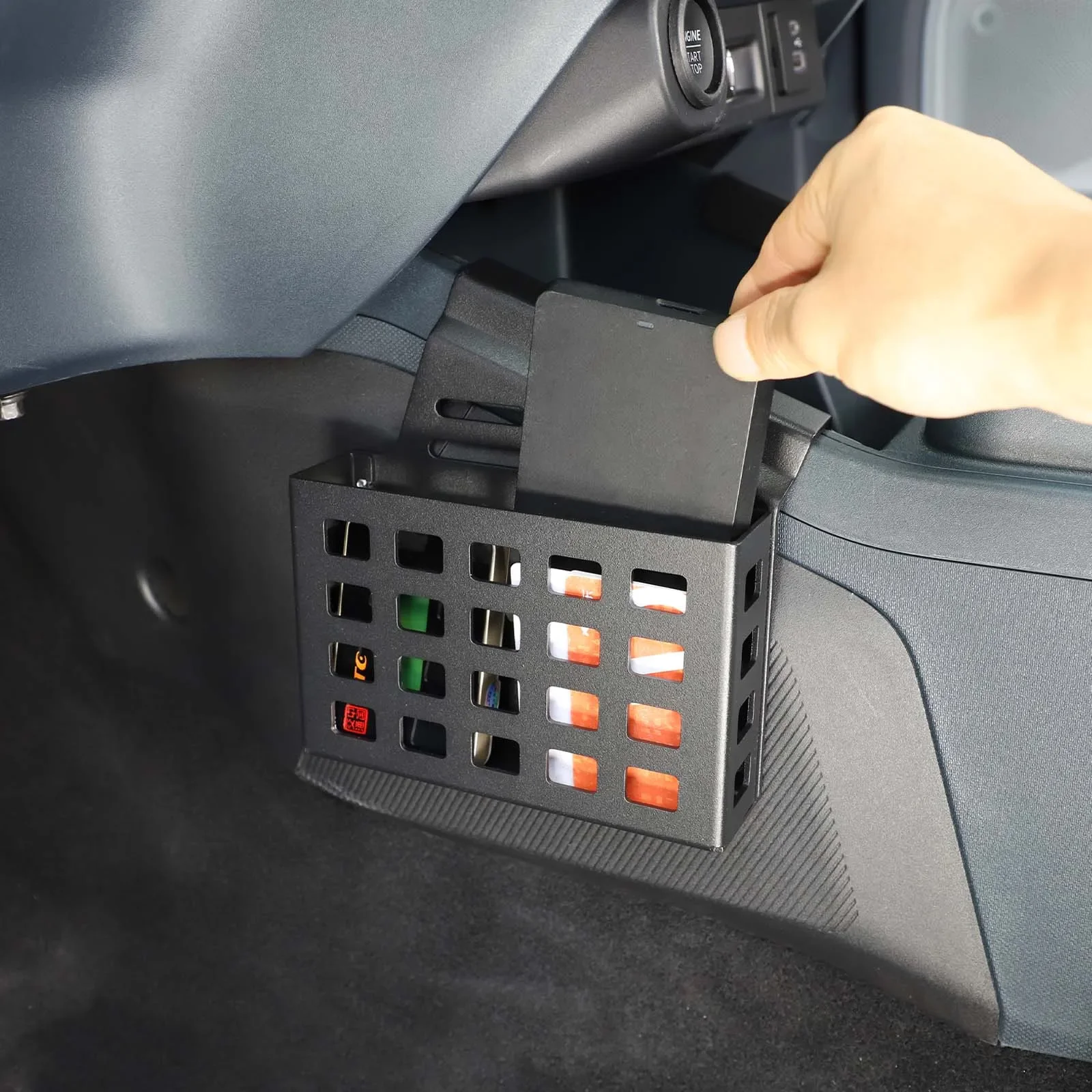 Для Ford Maverick 2022 + автомобильная центральная корзина для хранения из алюминиевого