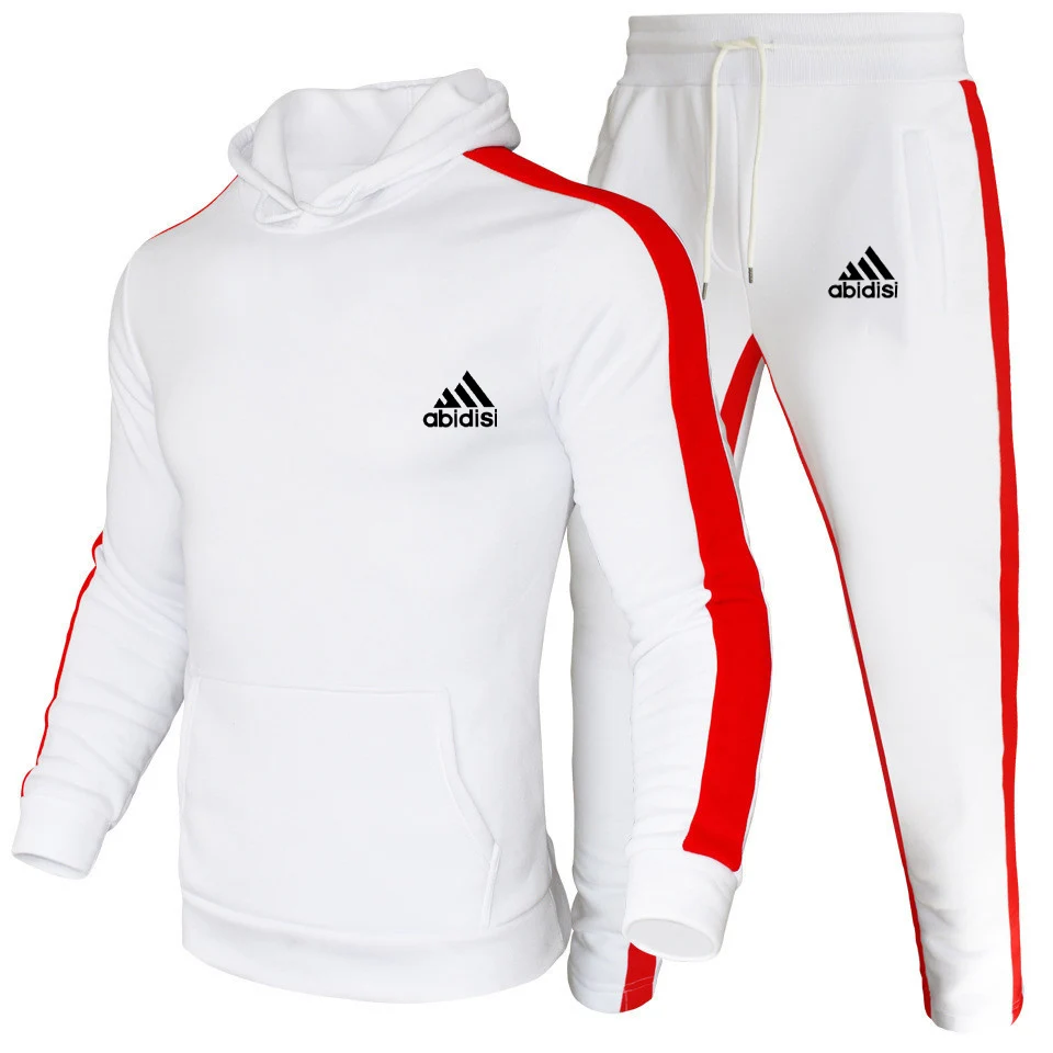 

2022 New Men's Hoodie Sets Tracksuit Sportswear New Men Sweatshirt + Sweatpant Suit Fashion Brand Streetwear Pullover Clothes