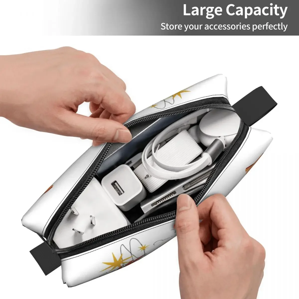 Внутри эмоций тревога косметичка на молнии с героями мультфильмов дорожная