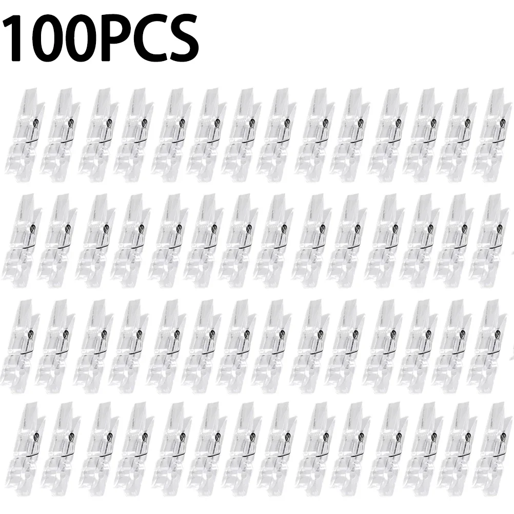 

Прозрачные пластиковые зажимы