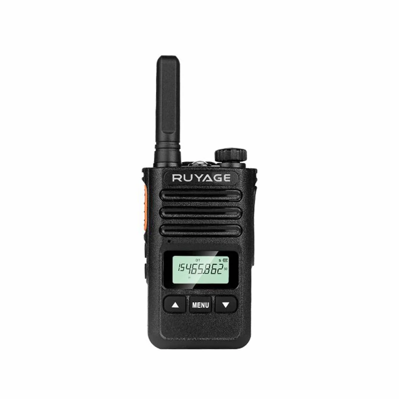 Ruyage T2 Mini Walkie Talkie Professional Fm Transceiver Uhf Two Way Portable Clock Radio Station Talkie-Walkie Wireless