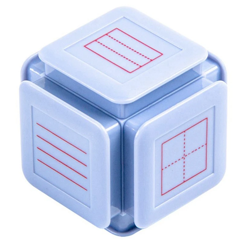 Детская образовательная шестисторонняя печать марка &quotчасы&quot Учебное пособие