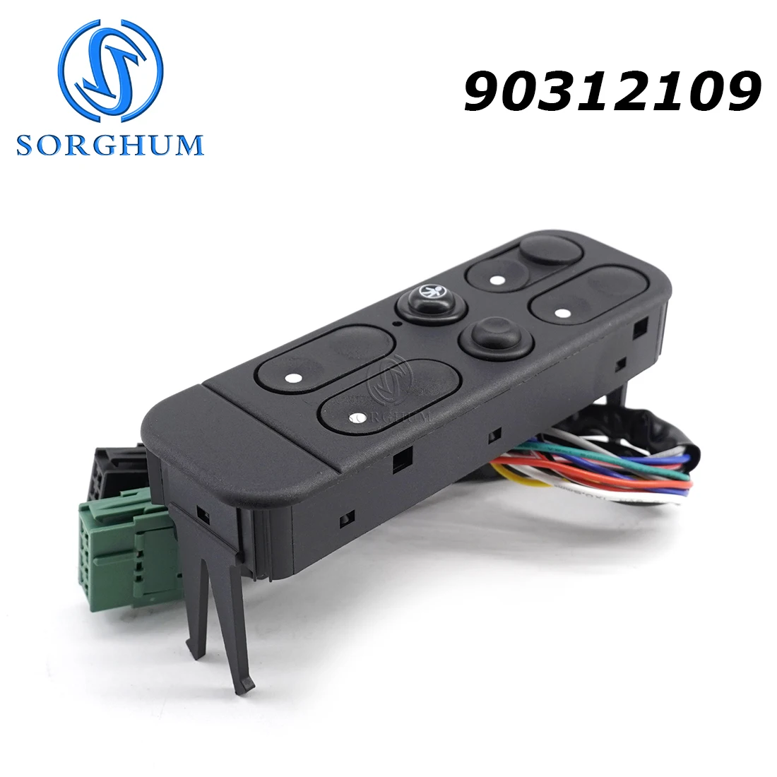 

SORGHUM Electric Power Master Window Switch 90312109 For Opel Vectra 1988-1995 Glass Lifter Control Switch 1240600 Auto Part