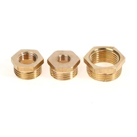 brass hex bushing reducer pipe fitting 18 14 38 12 34 f to m threaded reducing copper water gas adapter coupler connector
