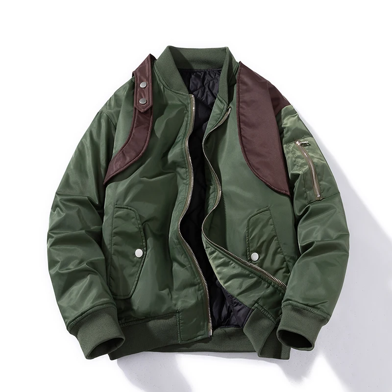 winter jacket men Bomber parkas couple Cotton Thick streetwear Casual Autumn varsity jacket women Stand Collar Military coats