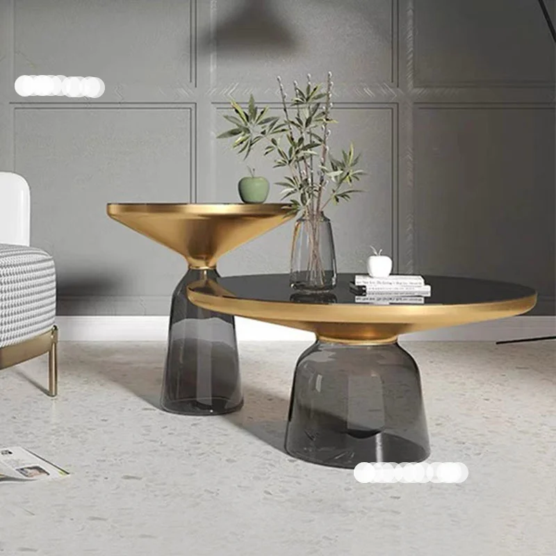 

Nordic Living Room Furniture Leisure Coffee Tables Modern Minimalist Hotel Round Side Table Creative Office Villa Corner Table L