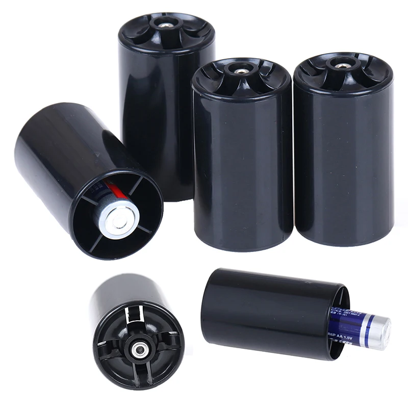 

4pcs AA To D Battery Adaptor Holder Case Converter Switcher LR06 AA To C LR20 Size Battery Storage Box
