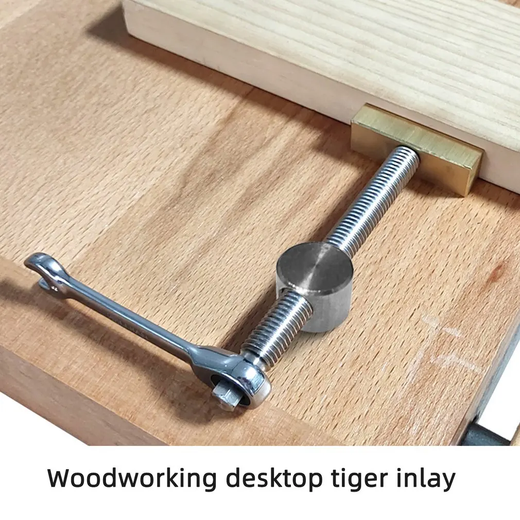 

Деревообрабатывающий Настольный зажим Быстрый фиксированный зажим латунный зажим тиски для 20 мм отверстий для собак столярные деревообра...