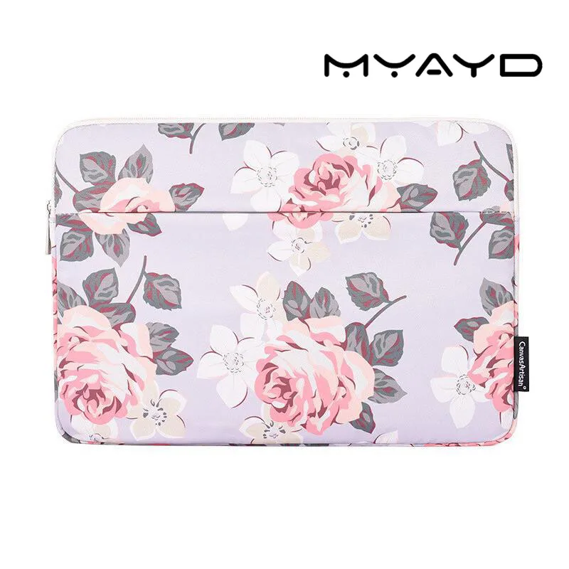 

Laptop Sleeve Compatible with 11-15" Laptop Rose Pattern
