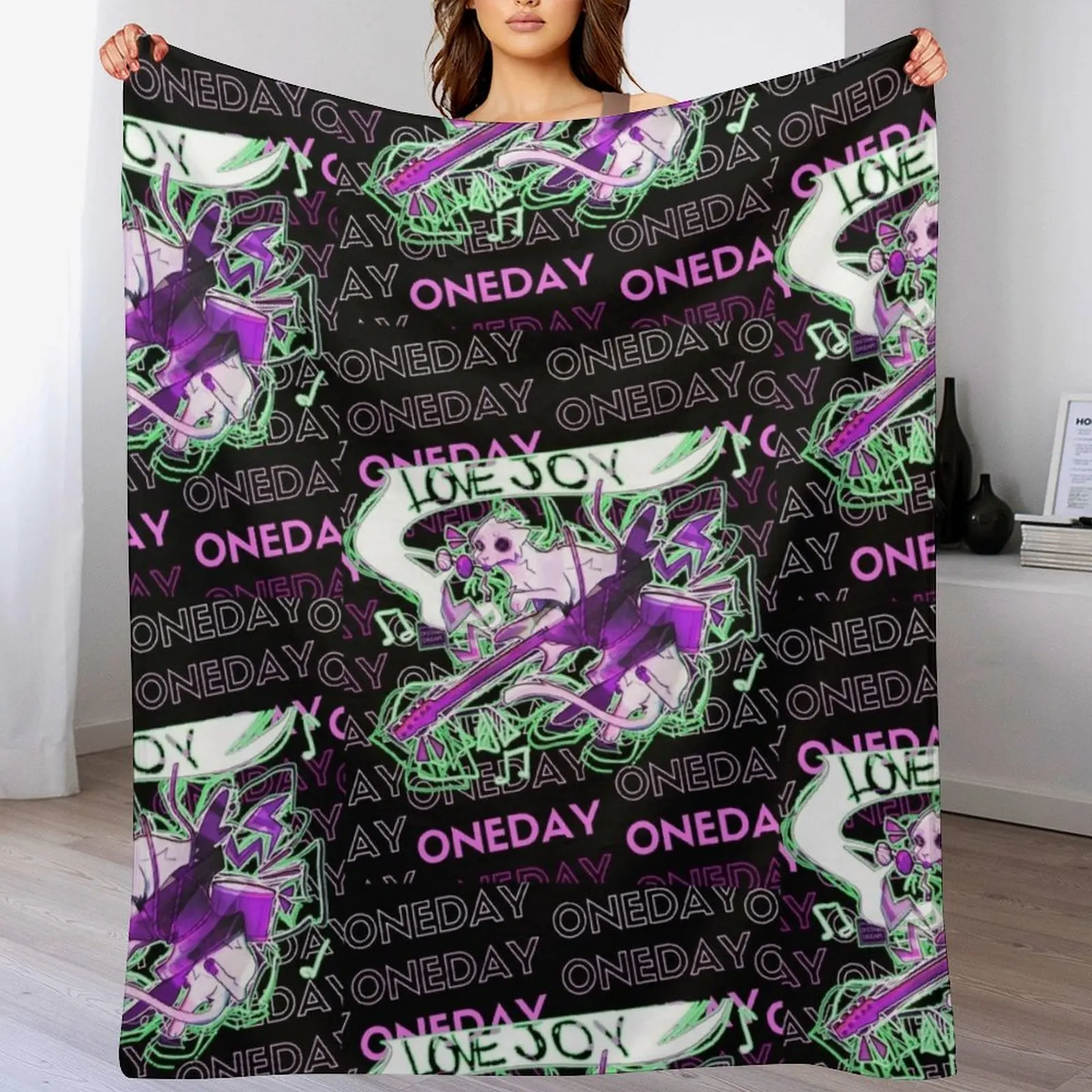 Футболка группы Lovejoy - постер наклейка футболка Throw Blanket