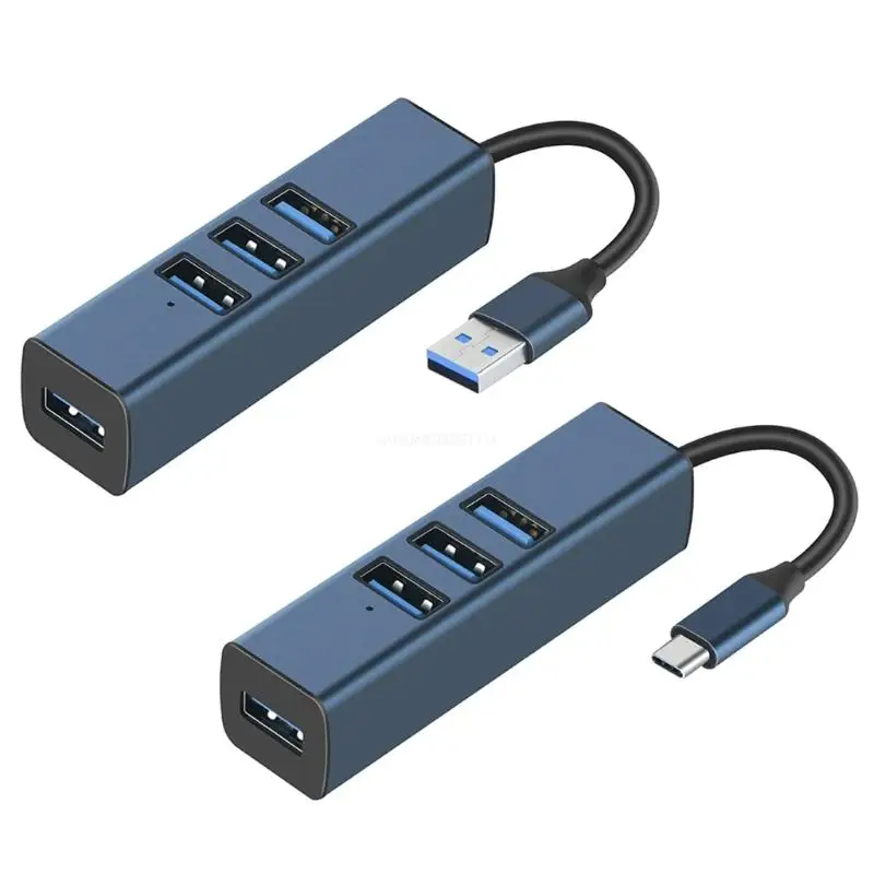 

High-speed Data Transmission Multi-port USB2.0 3.0 Hub Splitter for Laptop Mouse Dropship