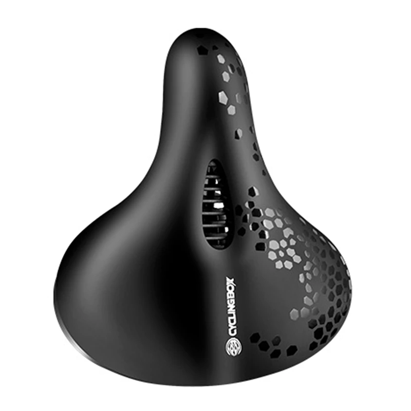 

CYCLING BOX Bike Saddle Rainproof PU Soft Shockproof Bike Seat Reflective Bicycle Saddle Seat Cushion For MTB Road Bike